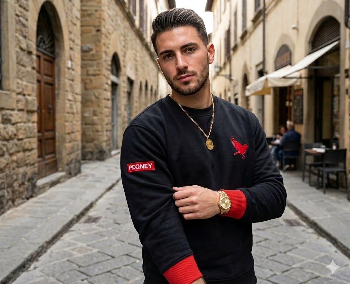 PEONEY Signature Crewneck
