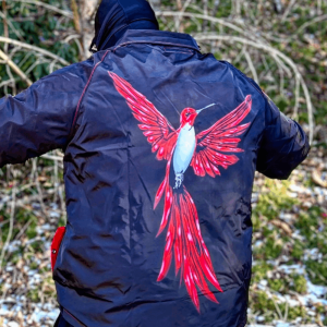 Crested Luxe Windbreaker by PEONEY